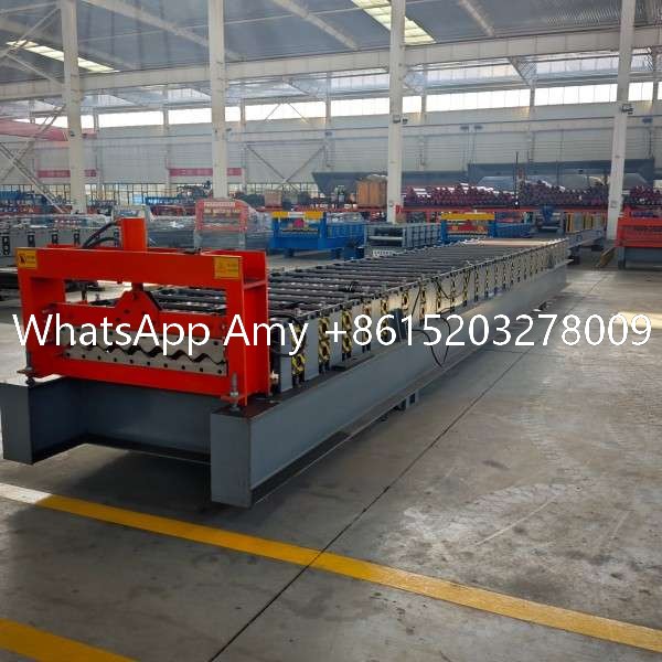 corrugated iron sheet making