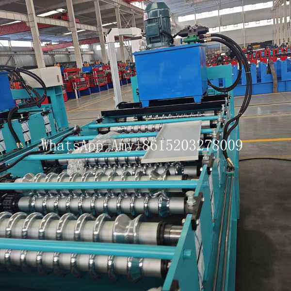 corrugated metal rolling machine