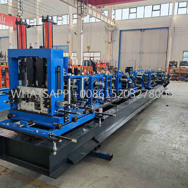 Industrial High-Speed CNC Interchangeable CZ Purlin Manufacturing Machine