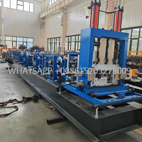 c&z purlin forming machine, interchangeable c z roll former, automatic purlin line, dual profile metal shaping tool, computerized structural steel maker, cold roll forming machinery