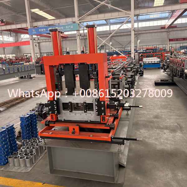 cz purlin roll forming line, automatic cz purlin machine, c z purlin forming machine, steel purlin production line, c and z profile roll former, structural purlin equipment