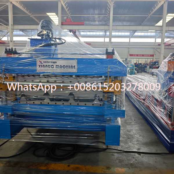 Automatic Double Deck Roll Forming Machine | Dual Layer Roofing Sheet Equipment