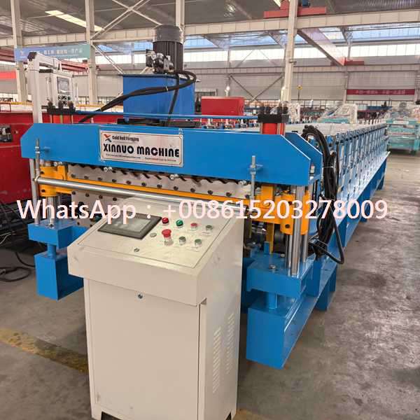 Automatic Double Layer Trapezoidal Roof Sheet Roll Forming Machine | Metal Roofing Equipment