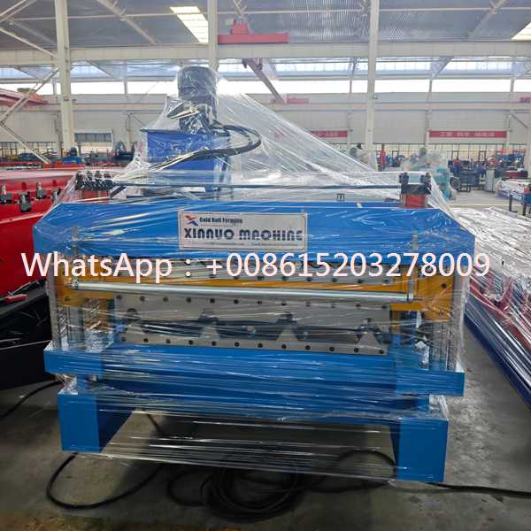 Automatic Double Layer Trapezoidal Roof Sheet Roll Forming Machine | Metal Roofing Equipment
