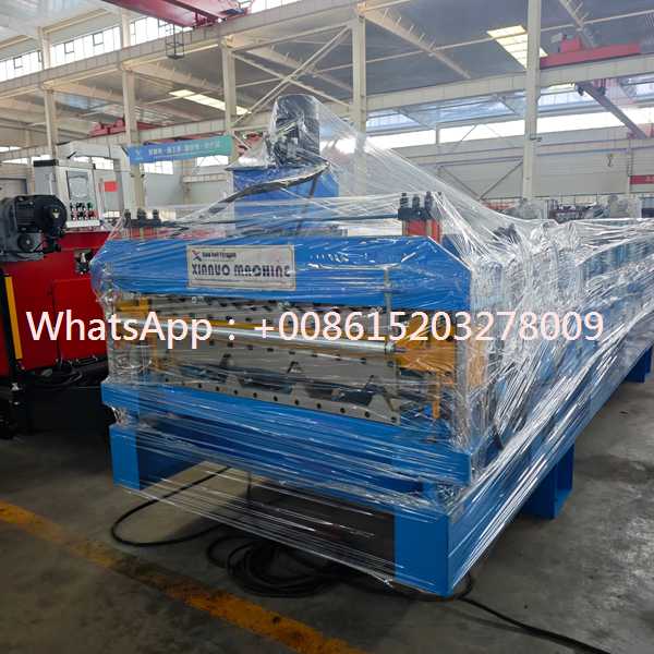Automatic Double Layer Trapezoidal Roof Sheet Roll Forming Machine | Metal Roofing Equipment