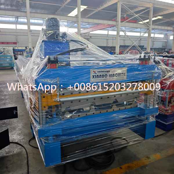 Automatic Colored Steel Roofing Sheet Roll Forming Machine for High Efficiency Metal Roof Panel Manufacturing and Customized Building Sheet Production