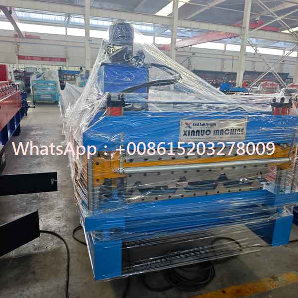 Automatic Colored Steel Roofing Sheet Roll Forming Machine for High Efficiency Metal Roof Panel Manufacturing and Customized Building Sheet Production