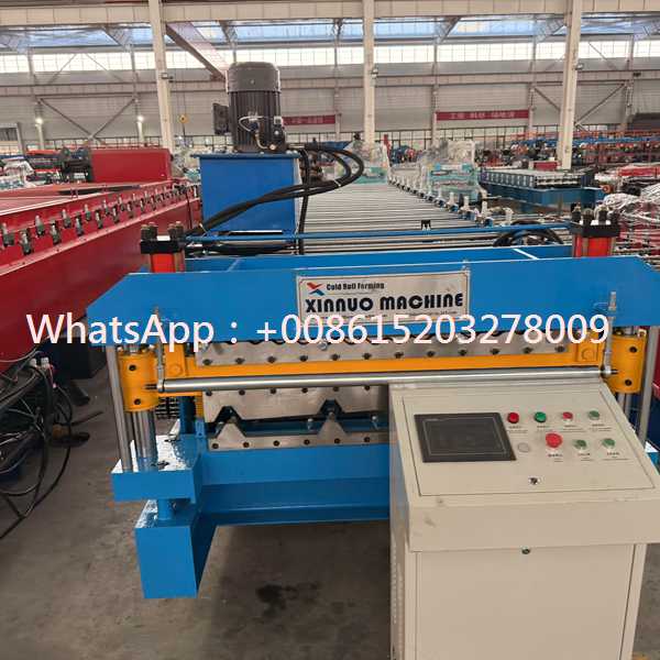 Automatic Sinusoidal Roof Sheet Roll Forming Machine for High Precision Corrugated Metal Roofing Panel Production and Continuous Steel Sheet Manufacturing