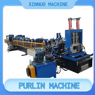 C and z purlin roll forming machine with dual-mode