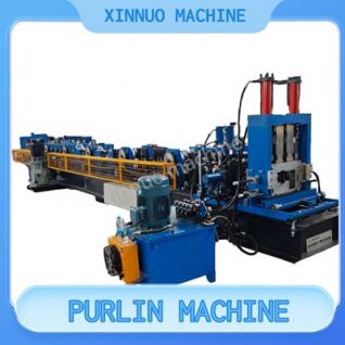 High-precision c roll forming machine with auto-cut