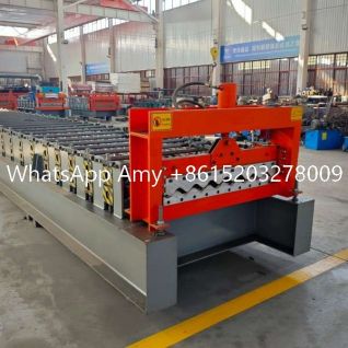 A professional device for making corrugated sheets from coils