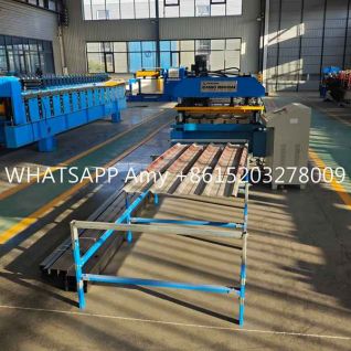 Continuous Manufacturing Process for Profiled Metal Sheets