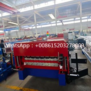  Premium Heavy-Duty Aluminium Corrugated Roof Sheet Roll Forming Machine for Commercial and Residential Metal Roofing Solutions