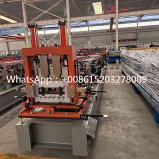 Automatic CZ Purlin Roll Forming Line for High Efficiency C and Z Steel Purlin Manufacturing with Fully Automated Structural Profile Production System