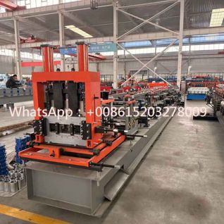 Automatic Purlin Roll Forming Machine for High Precision C Z Steel Purlin Manufacturing and Continuous Structural Steel Production System